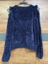 Кадифена (плюшена) блуза Motivi, снимка 1 - Блузи с дълъг ръкав и пуловери - 39565364