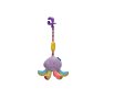 Висяща играчка за количка, Цветен октопод, със звук, 24 см