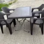 Градински комплект маса с 4 стола, снимка 1