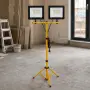 ⚡ LED работна лампа с тринога и два прожектора 100W IP66, снимка 1