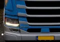 К-т модули с Двойна LED бяла/оранжева габаритна светлина и светкавица за Scania R/S NextGen 2017г.+, снимка 2