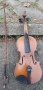 Цигулка Кремона с лък и куфар , снимка 11
