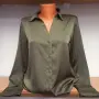 Зелена дамска риза     , снимка 1