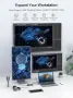 Докинг станция 11 в 1, USB 3.0, HDMI, Сив, снимка 5