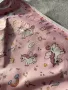 Практична бебешка пелена в розово с еднорози, снимка 3