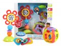 НОВ! Комплект дрънкалки за бебе 3 броя Playgro Shake, twist and rattle gift pack, снимка 1 - Дрънкалки и чесалки - 31457732