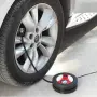 Компресор за гуми 12V с манометър и накрайници, снимка 3