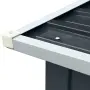 vidaXL Навес за дърва, поцинкована стомана, 172x91x154 см, антрацит, снимка 5