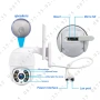 Приложение ICSEE. 8MegaPixel ULTRA HD Куполна камера WiFi и LAN връзка. С включен 12V Адаптер, снимка 8