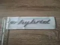 Porsche e-hybrid сребрист гланц надпис , снимка 5