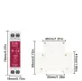 Smart WiFi автоматичен прекъсвач и защита, с измерване на ток, напрежение, мощност и енергия., снимка 3