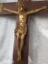 Стар кръст разпятие Христово,голям,тежък кръст от божи гроб,донесен преди 50,Исус Христос, снимка 13