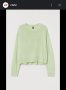 Скъсен пуловер с фина плетка H&M , снимка 1 - Блузи с дълъг ръкав и пуловери - 44194422