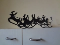 Нов метален свещник с еленчета от Виена, снимка 15