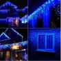 LED Висулки Мигащи 144, 4 цвята 3 х 60см Късо-дълго Коледа ЛЕД, снимка 4