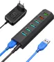 Vansuny USB 3.0 хъб с 6 порта и захранване 24W, снимка 1