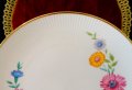Чиния баварски порцелан,злато,полски цветя. , снимка 2
