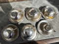 Сребърен сервиз за кафе - 6 чашки и 6 чинийки , снимка 6
