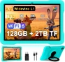Чисто нов в удароустойчив детски калъф мощен таблет UJJ U8 Green 20 GB Ram 128GB хард диск , снимка 1