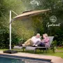 Стойка за чадър Gartenzeit®, пълнителна, 162 кг, 84 x 84 x 21, снимка 6