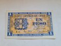 RARE. CHILE 🇨🇱 ONE PESO 1943 год. UNC , снимка 1