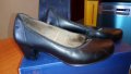 Caprice черни дамски кожени обувки черни №38 H и стелка 25см, снимка 9
