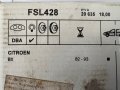 Накладки предни FERODO FSL428 CITROЕN BX 10.1982 - 12.1994, 48 - 158 K.C., бензин, дизел) , снимка 2