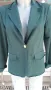Сако 100%памук тюркоаз, снимка 3