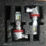 к-т LED лед крушки за халогени h8// h9/h11, снимка 1