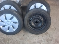 Продавам 4бр. стоманени джанти с  зимни гуми и оригинални тасоне сузики 4×100 централен отвор 51.4, снимка 2