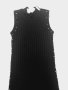 Черна рокля плетиво, размер М, снимка 2