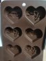 10 сърца сърце с Ангел Купидон силиконов молд форма за шоколадов бонбони гипс и др, снимка 3