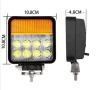 LED работна лампа, фар, халоген с жълта светлина, снимка 3