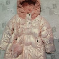 Детско зимно яке, розов цвят. Големини 1,2,3,4,5,години, снимка 3 - Детски якета и елеци - 42614582