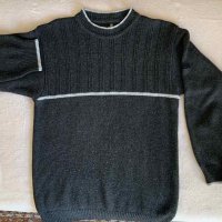 Мъжки вълнен пуловер, 50% мерино, снимка 2 - Пуловери - 35183460