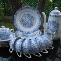 * Seltmann Weiden * - Dorothea China Blue - сервиз за чай !, снимка 1 - Сервизи - 42145785