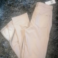 Нов Zara кожен панталон с цепки, размер 38(S/M), снимка 10 - Панталони - 42526902