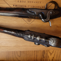 Чифт капсулни пистолети, снимка 6 - Антикварни и старинни предмети - 44757161