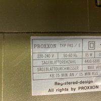 Мини циркуляр PROXXON TABLE SAW FKS/E, снимка 5 - Други инструменти - 42851764