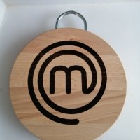 Дървена дъска за рязане с лого, снимка 5 - Аксесоари за кухня - 31429695