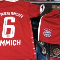 спортен екип Bayern Munhen нов тениска и шорти за дете с ръст 122,128,140,152,164,176 см до 55-60 кг, снимка 2 - Детски комплекти - 37774460