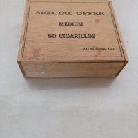 Дървена кутия за цигари 12 х 10.5 h 4, снимка 1 - Други стоки за дома - 37228412