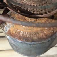 Стара немска газена лампа, снимка 5 - Антикварни и старинни предмети - 39089470
