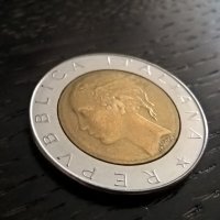 Монета - Италия - 500 лири | 1984г., снимка 2 - Нумизматика и бонистика - 31393018