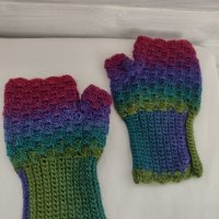 Плетени ръкавици без пръсти чисто нови, снимка 4 - Ръкавици - 42622967