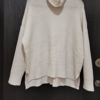 Дълъг и пухкав пуловер, снимка 5 - Блузи с дълъг ръкав и пуловери - 31789471