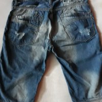 Мъжки дънкови къси панталони бермуди размер 33  , снимка 2 - Къси панталони - 37517248