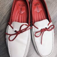 Оригинални италиански мъжки обувки Ferrari Tod's и обувки WOZ, снимка 3 - Мокасини - 35611162