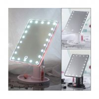 Светещо Лед Огледало Large Led Mirror с 22 LED светлини, снимка 11 - Комплекти и лотове - 23795416