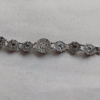 Прекрасна филигранна сребърна гривна с карнеоли-сребро 925, снимка 6 - Гривни - 42634123